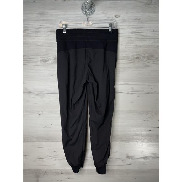 Lululemon Pants Womens 8 Black Dance Studio Joggers Drawstring Rib Cuff Pockets - Picture 7 of 9
